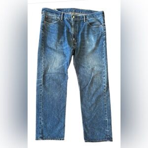 Men’s Levi’s 505 VINTAGE relaxed fit med wsh strght lg red tab jns 42x32 classic